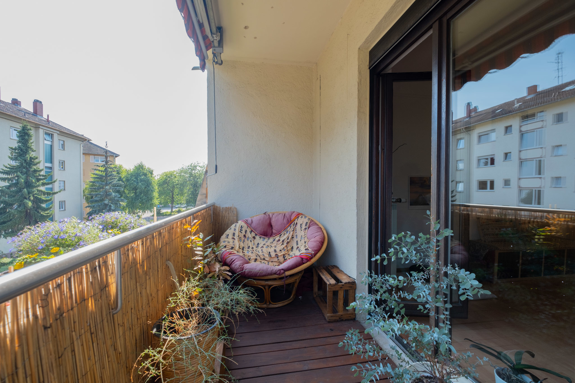 Immobilienangebot - Heidelberg - Alle - Seltene Gelegenheit in HD-Weststadt: bezugsfreie 2-Zimmer-Wohnung mit Loggia zur Sonnenseite