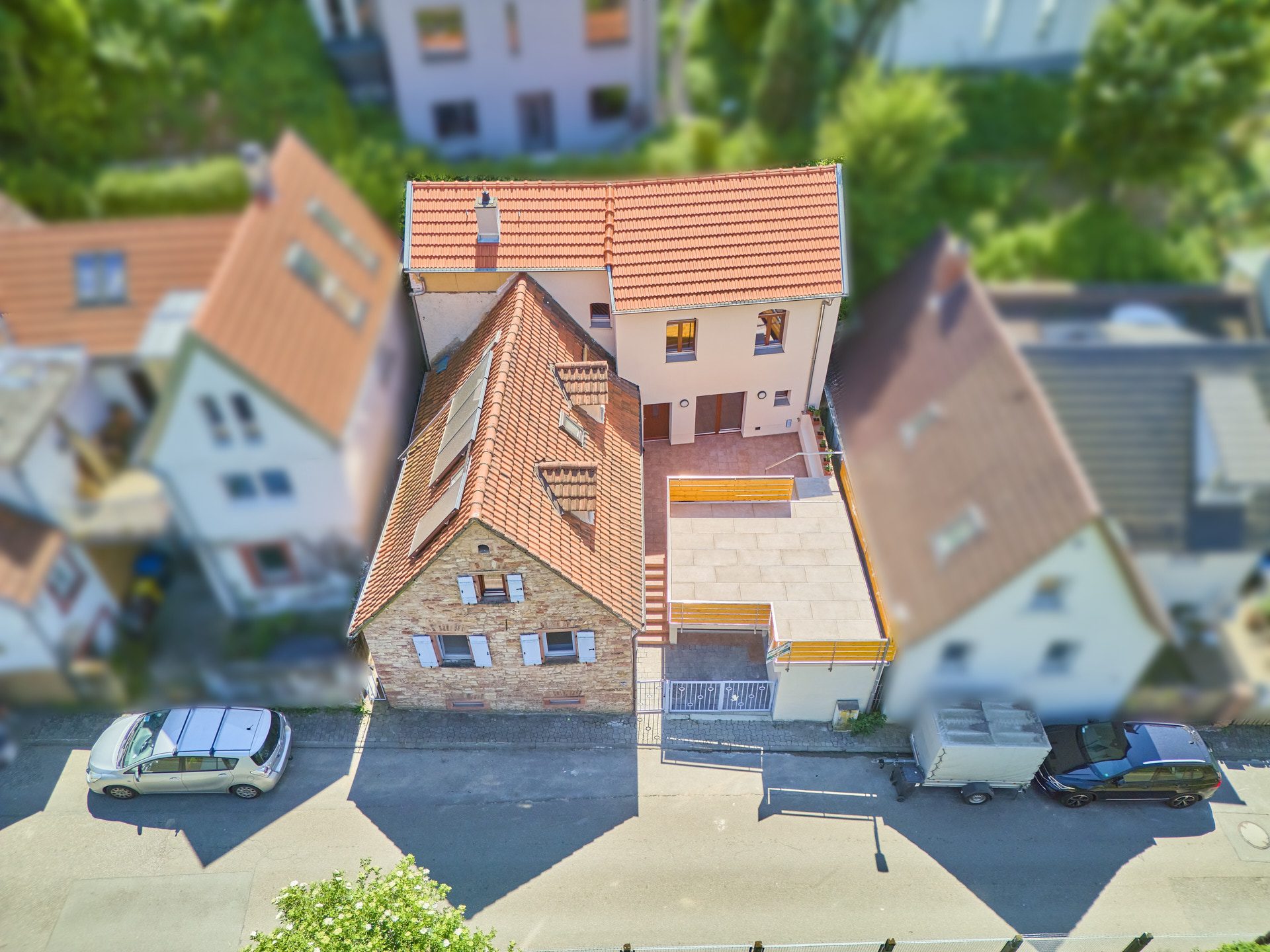 Immobilienangebot - Heidelberg - Alle - Ohne Käuferprovision: Charmantes Stadthaus mit 5 Zimmern und schöner Sonnenterrasse