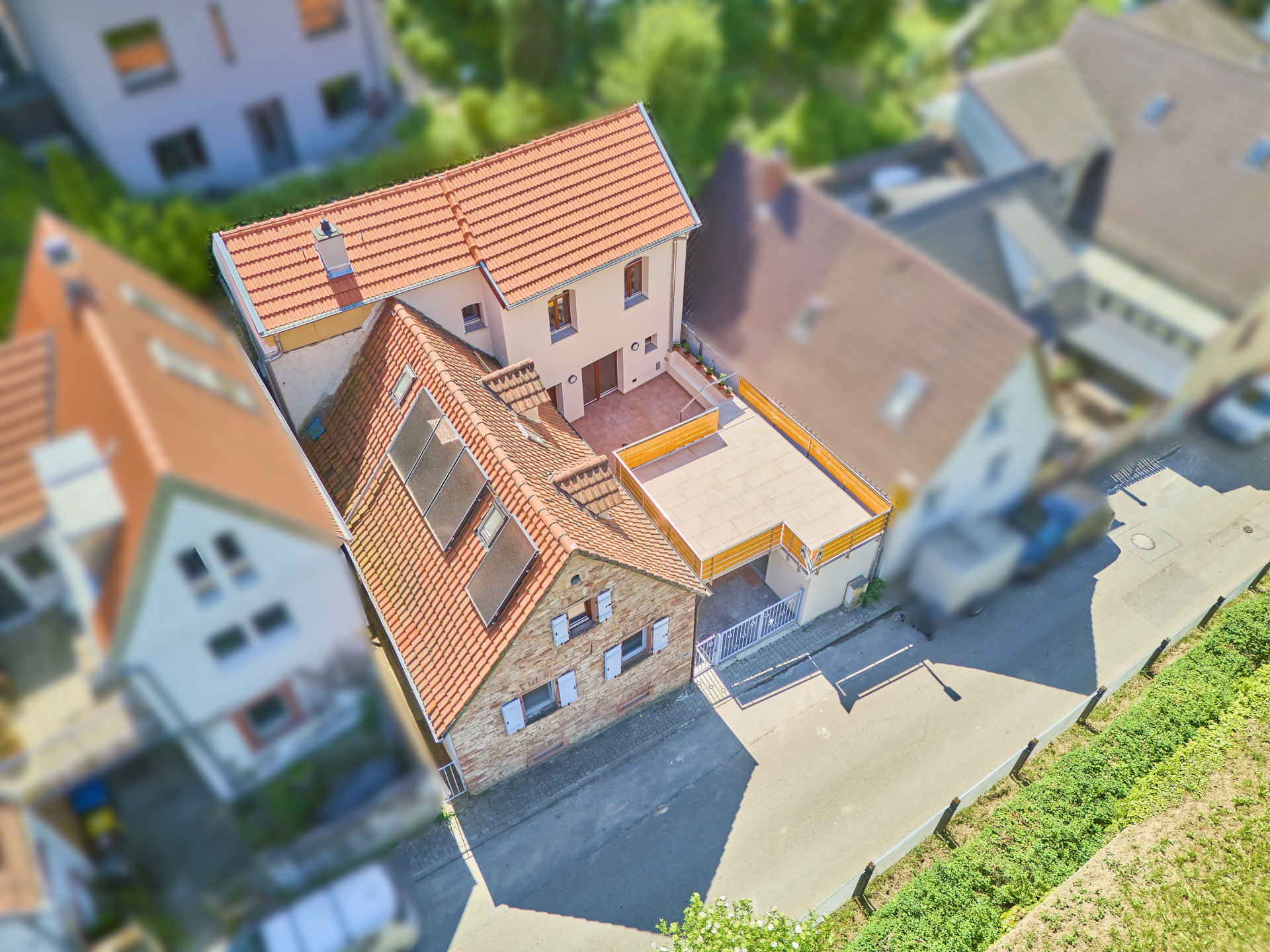 Immobilienangebot - Heidelberg - Alle - Ohne Käuferprovision: Charmantes Stadthaus mit 5 Zimmern und schöner Sonnenterrasse