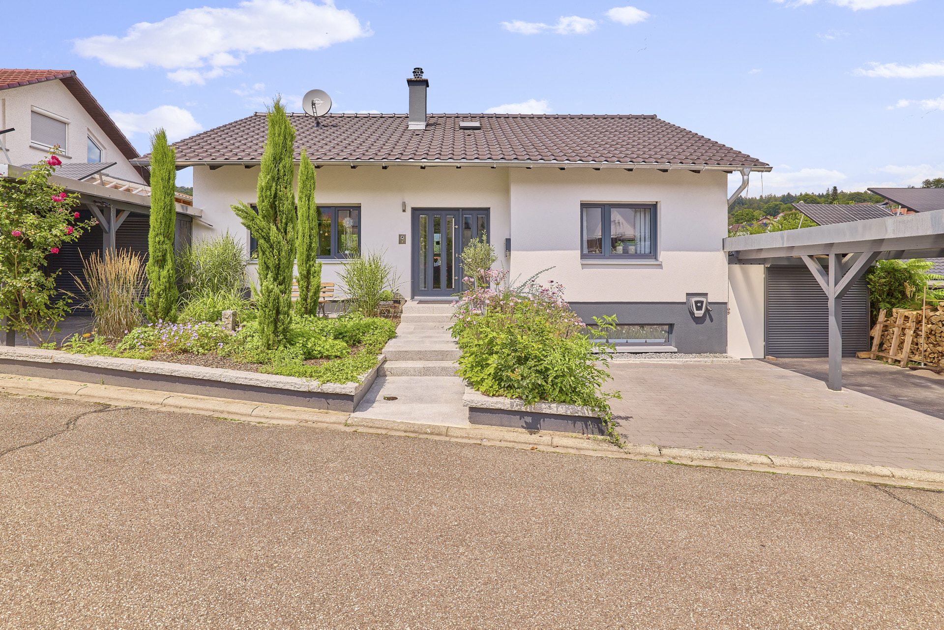 Immobilienangebot - Wiesenbach - Alle - Wiesenbach: Kernsaniertes freistehendes Einfamilienhaus mit außergewöhnlichem Komfort