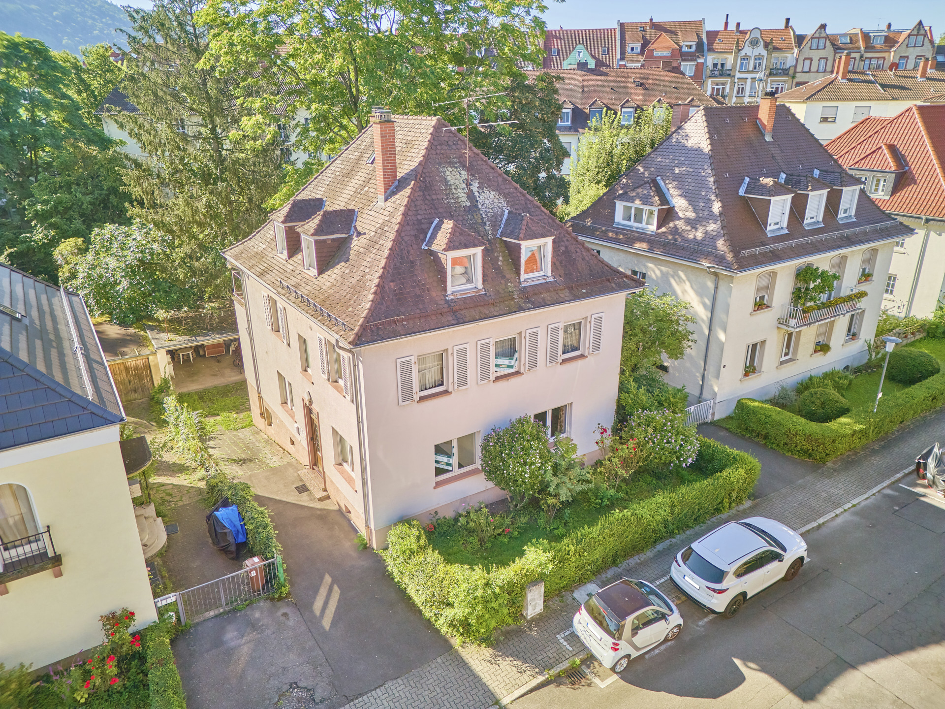 Immobilienangebot - Heidelberg - Alle - Schmuckstück in der Weststadt: freistehendes Haus mit großem Garten und komfortabler Wohnfläche
