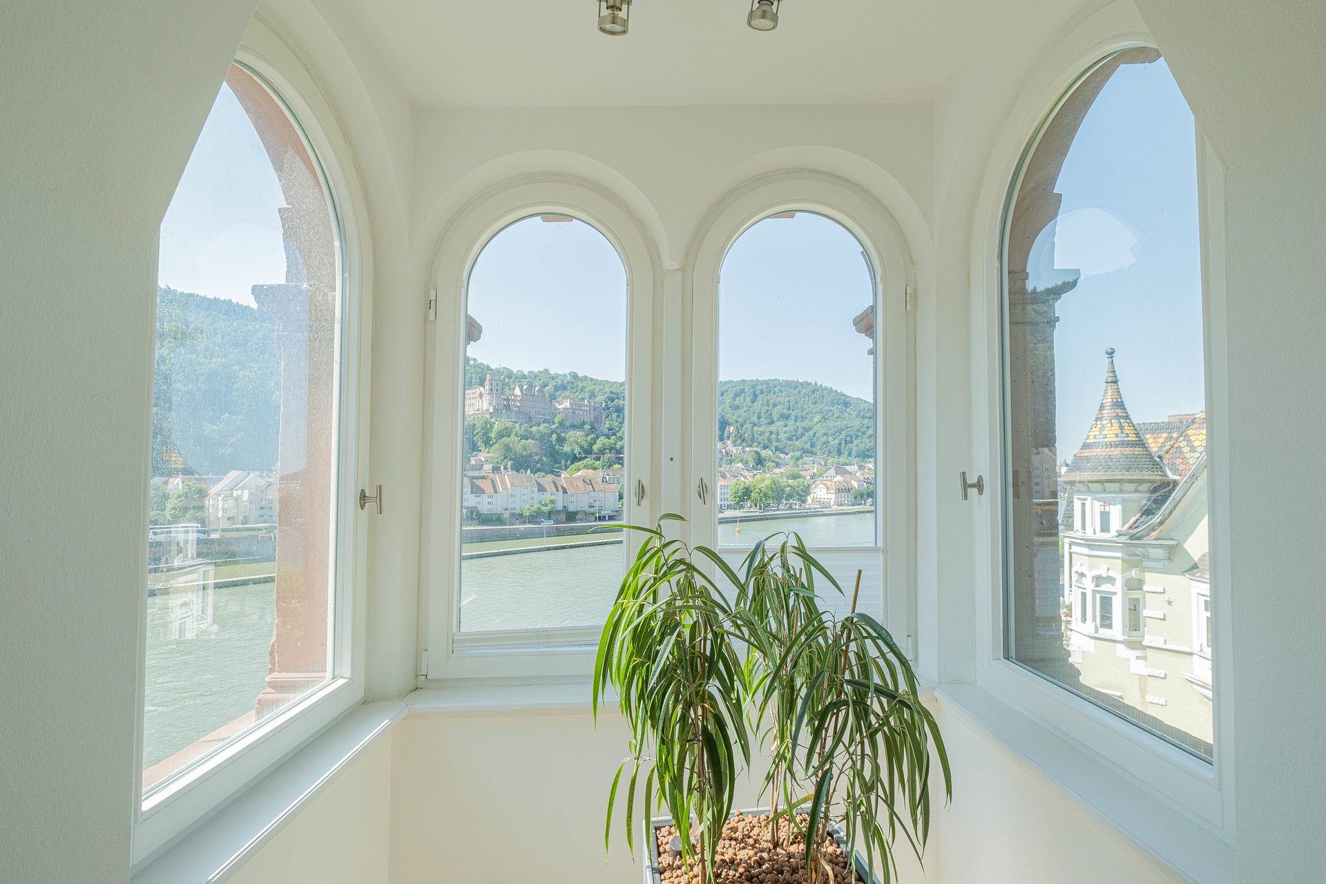 Immobilienangebot - Heidelberg / Neuenheim - Alle - Großzügiges Altbau-Büro mit Schloss- und Neckarblick in Heidelberg