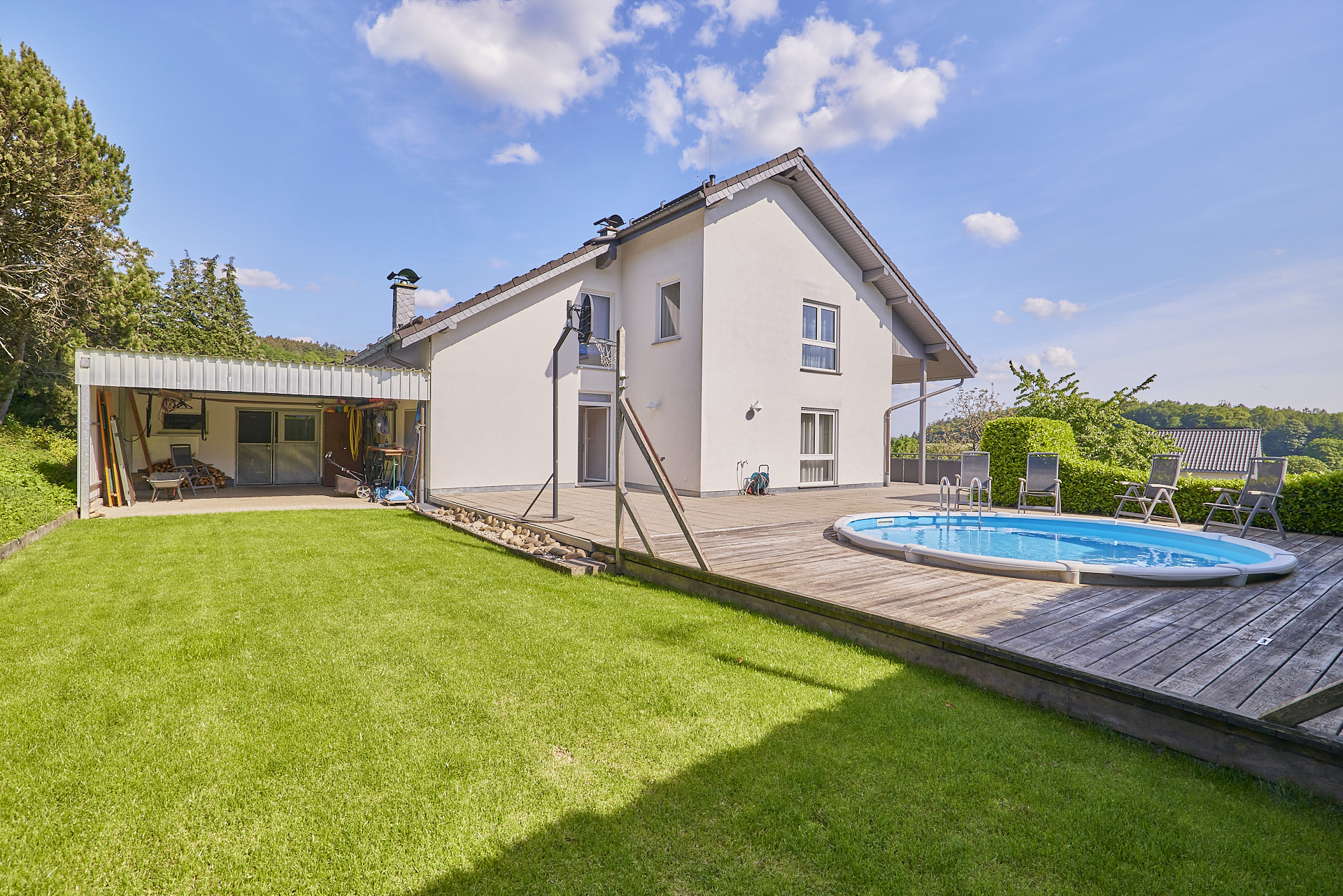 Immobilienangebot - Neckarsteinach / Darsberg - Alle - Naturnah in attraktiver Lage: Gepflegtes Ein- bis Zweifamilienhaus mit ansprechendem Außenbereich