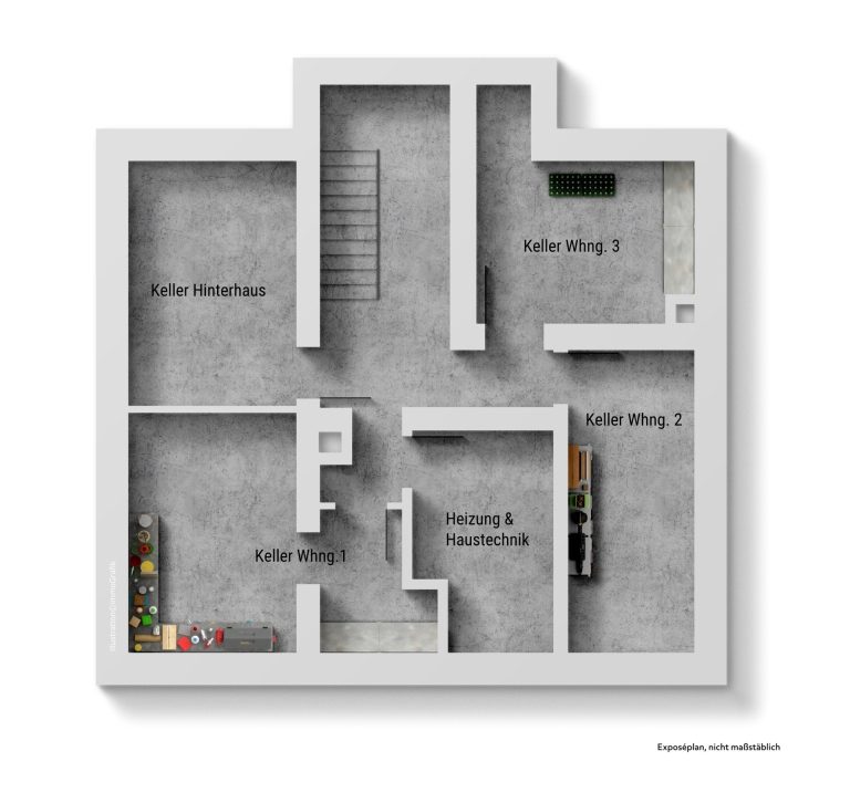 Immobilienangebot - Heidelberg - Alle - Erstbezug nach Kernsanierung: Stilvolle 3-Zimmerwohnung mit separatem Arbeitszimmer und Balkon