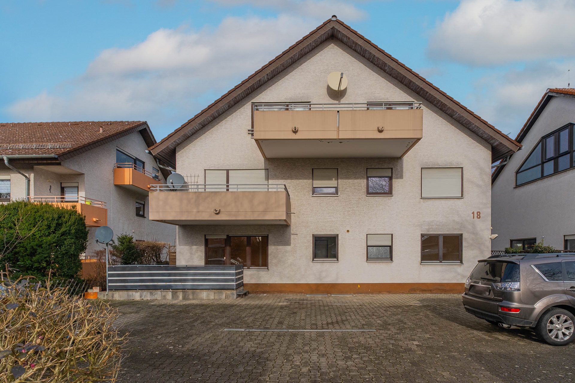 Immobilienangebot - Eppelheim - Alle - Künstlermeile in Eppelheim: 3-Zimmer Erdgeschosswohnung mit Terrasse und 2 Stellplätzen