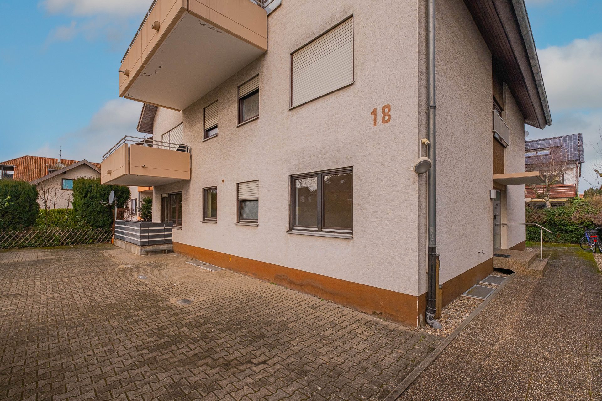Immobilienangebot - Eppelheim - Alle - Künstlermeile in Eppelheim: 3-Zimmer Erdgeschosswohnung mit Terrasse und 2 Stellplätzen