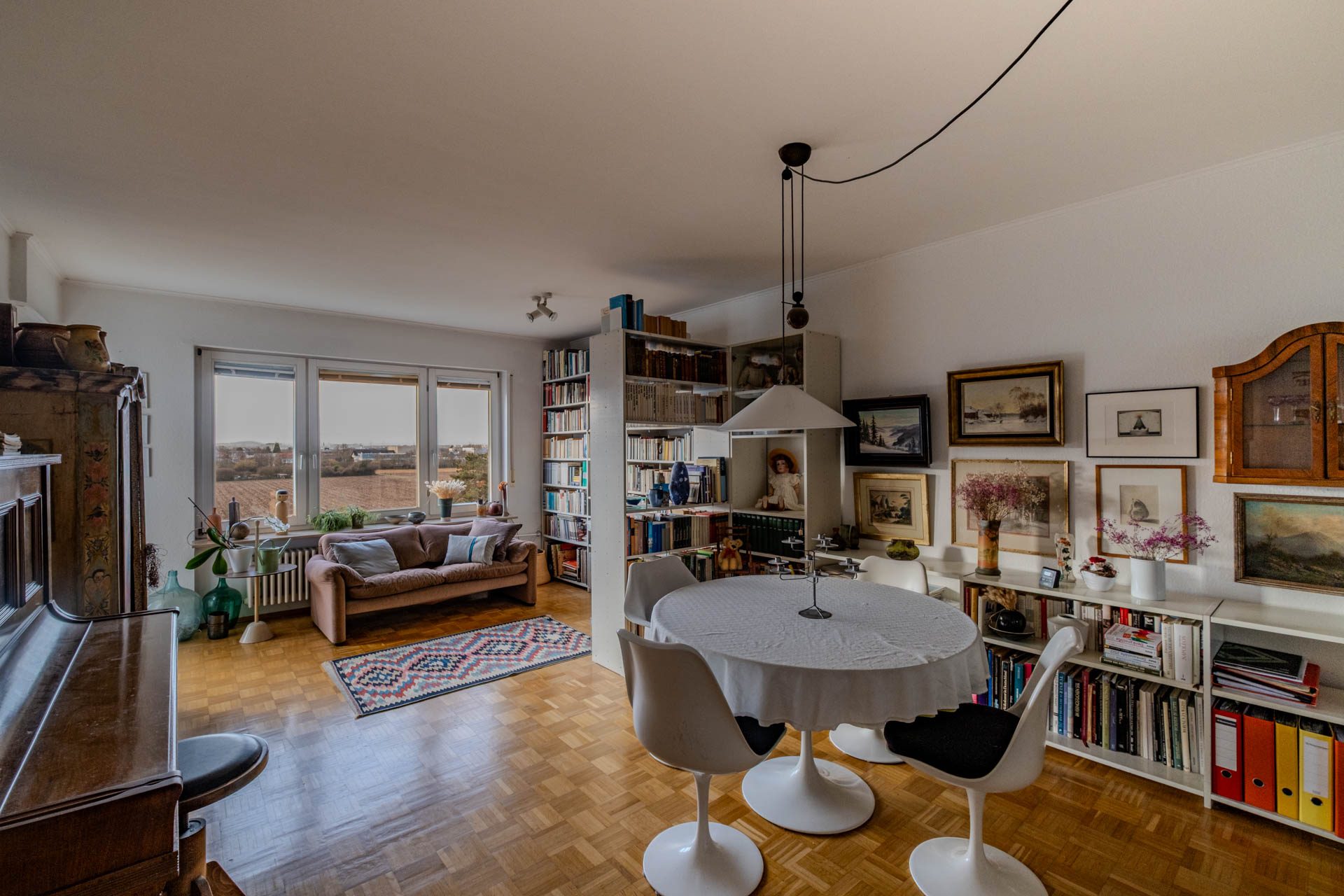 Immobilienangebot - Heidelberg - Alle - 3-Zimmer-Wohnung im Hasenleiser mit Ausblick aus dem 5. Stock, Tiefgaragenstellplatz und Fahrstuhl