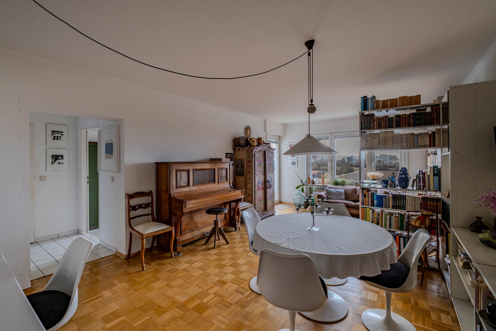 Immobilienangebot - Heidelberg - Alle - 3-Zimmer-Wohnung im Hasenleiser mit Ausblick aus dem 5. Stock, Tiefgaragenstellplatz und Fahrstuhl