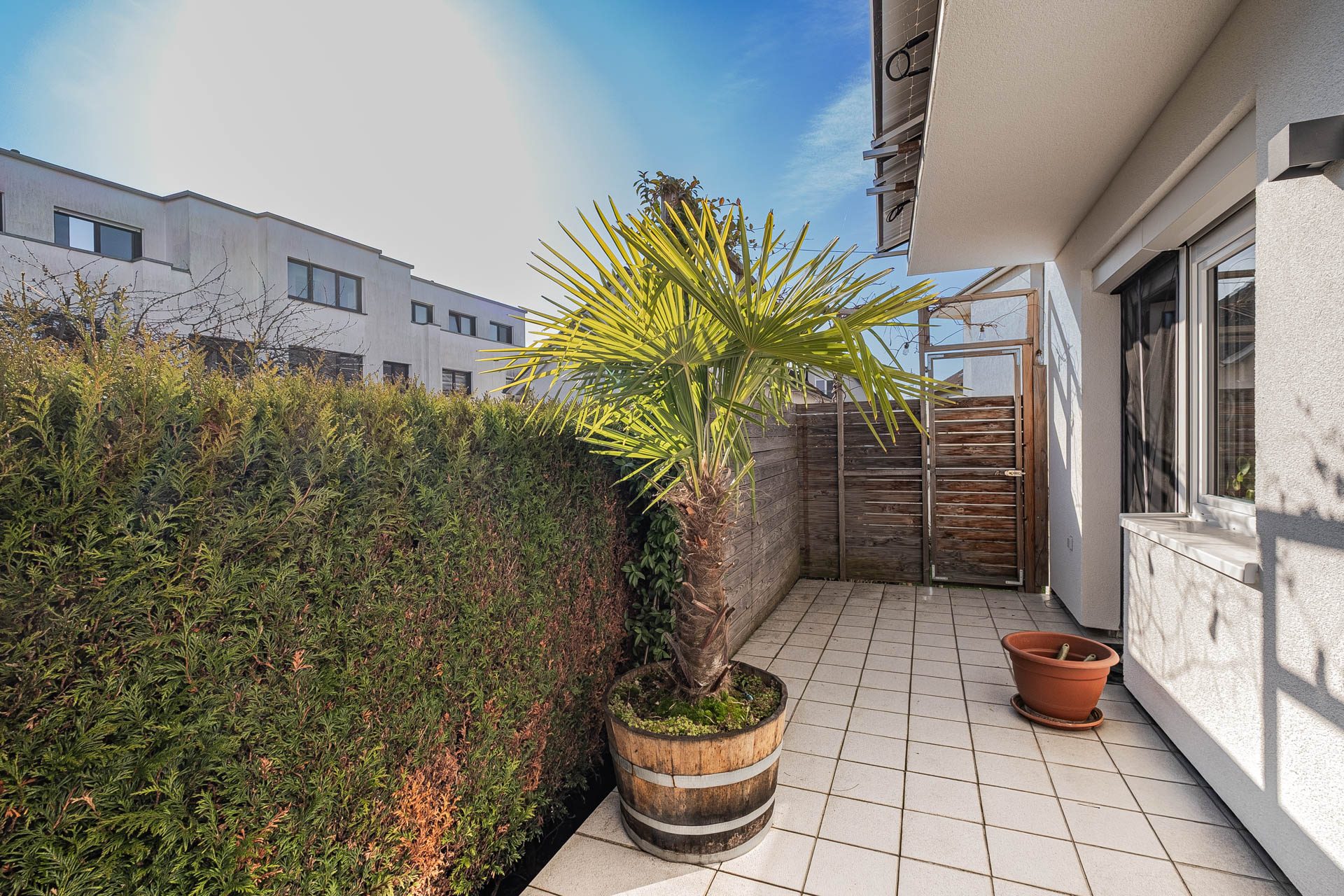 Immobilienangebot - Eppelheim - Alle - Eppelheim: Zauberhafte Doppelhaushälfte auf sehr günstigem Erbpachtanwesen mit Gemeinschaftsgarten