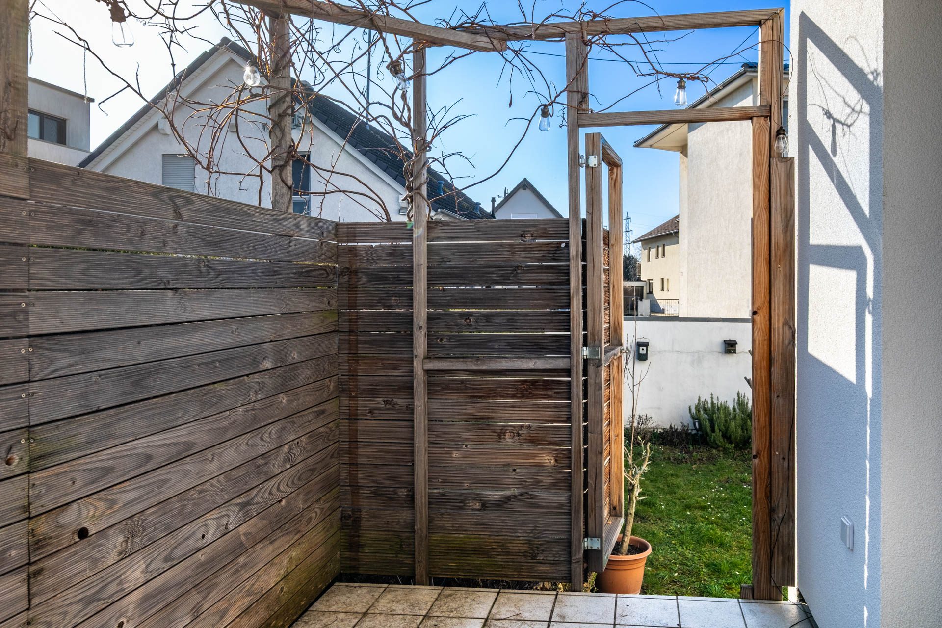 Immobilienangebot - Eppelheim - Alle - Eppelheim: Zauberhafte Doppelhaushälfte auf sehr günstigem Erbpachtanwesen mit Gemeinschaftsgarten