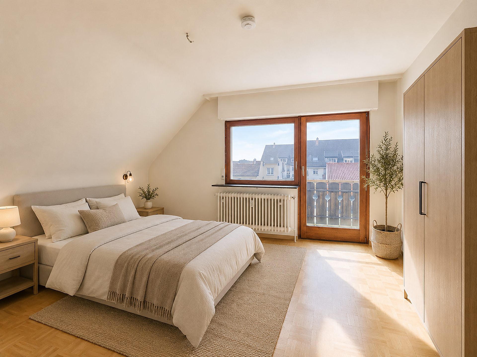 Immobilienangebot - Mannheim - Alle - Zweifamilienhaus mit ausgebautem Dach im Dornröschenschlaf