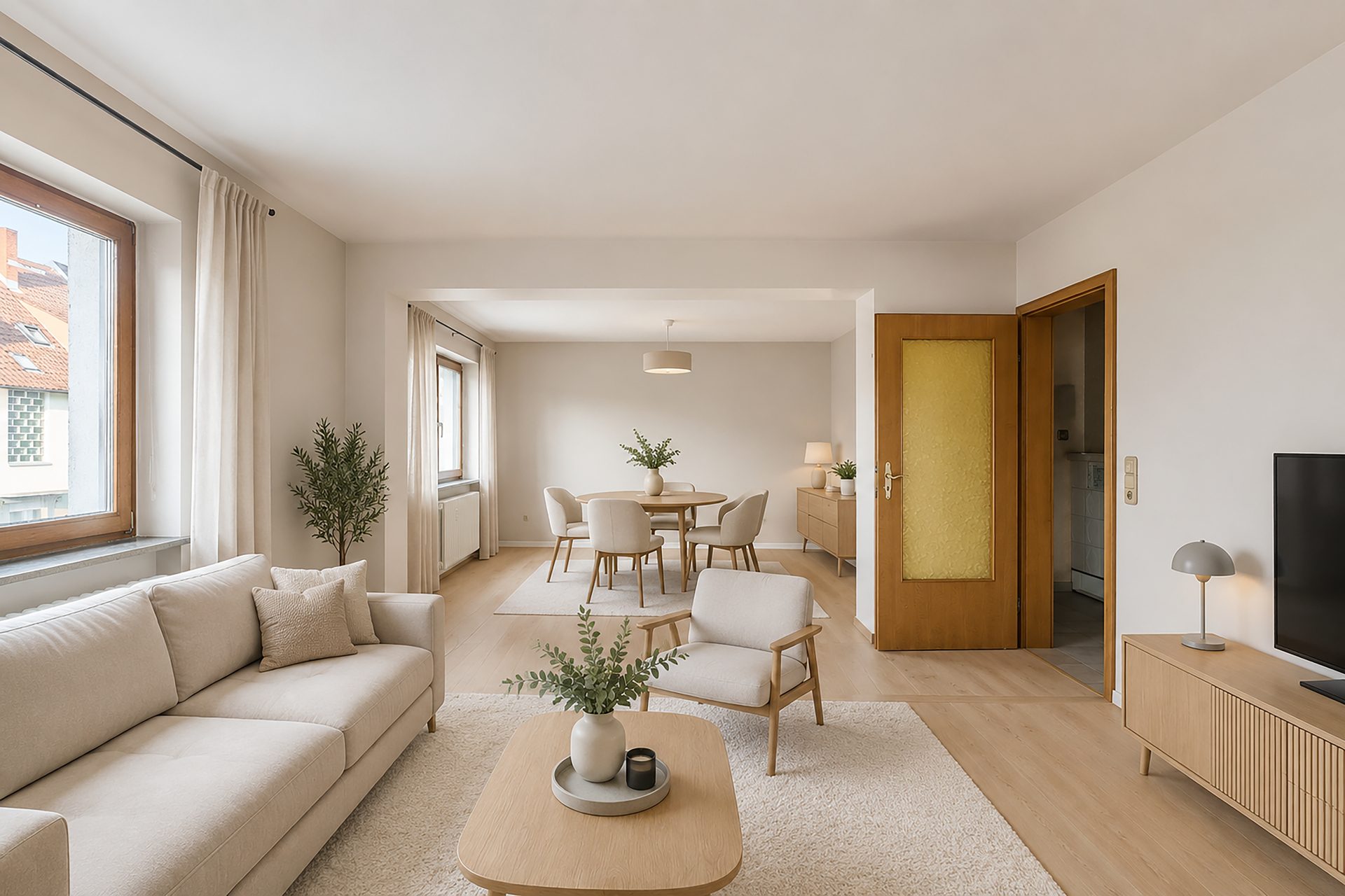 Immobilienangebot - Mannheim - Alle - Zweifamilienhaus mit ausgebautem Dach im Dornröschenschlaf