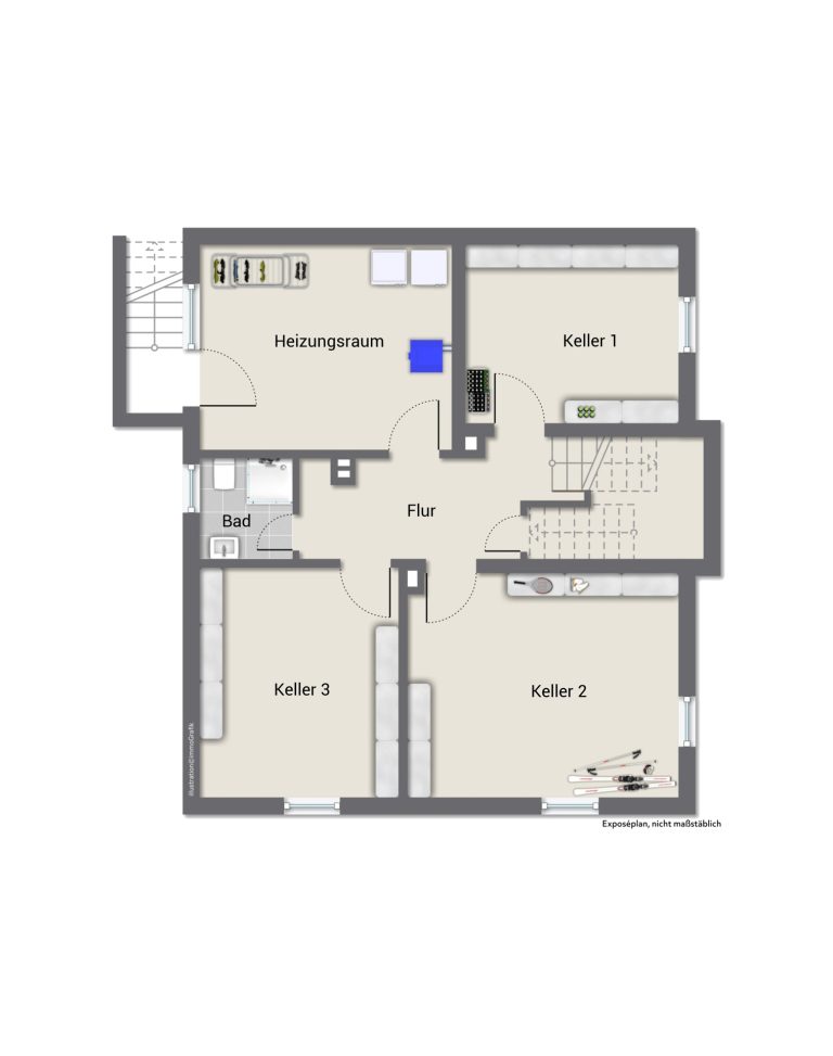 Immobilienangebot - Mannheim - Alle - Zweifamilienhaus mit ausgebautem Dach im Dornröschenschlaf
