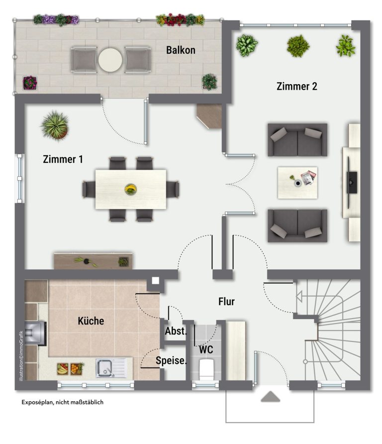 Immobilienangebot - Heidelberg - Alle - Sanierungsbedürftiges Einfamilienhaus mit 7 Zimmern, 2 Balkonen, Garten und Stellplatz
