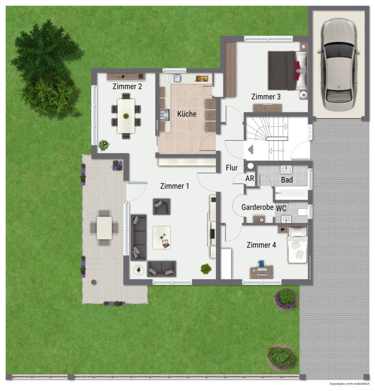 Immobilienangebot - Wiesloch - Alle - Top Kapitalanlage mit Entwicklungspotential: Dreifamilienhaus mit zwei Garagen in attraktiver Lage