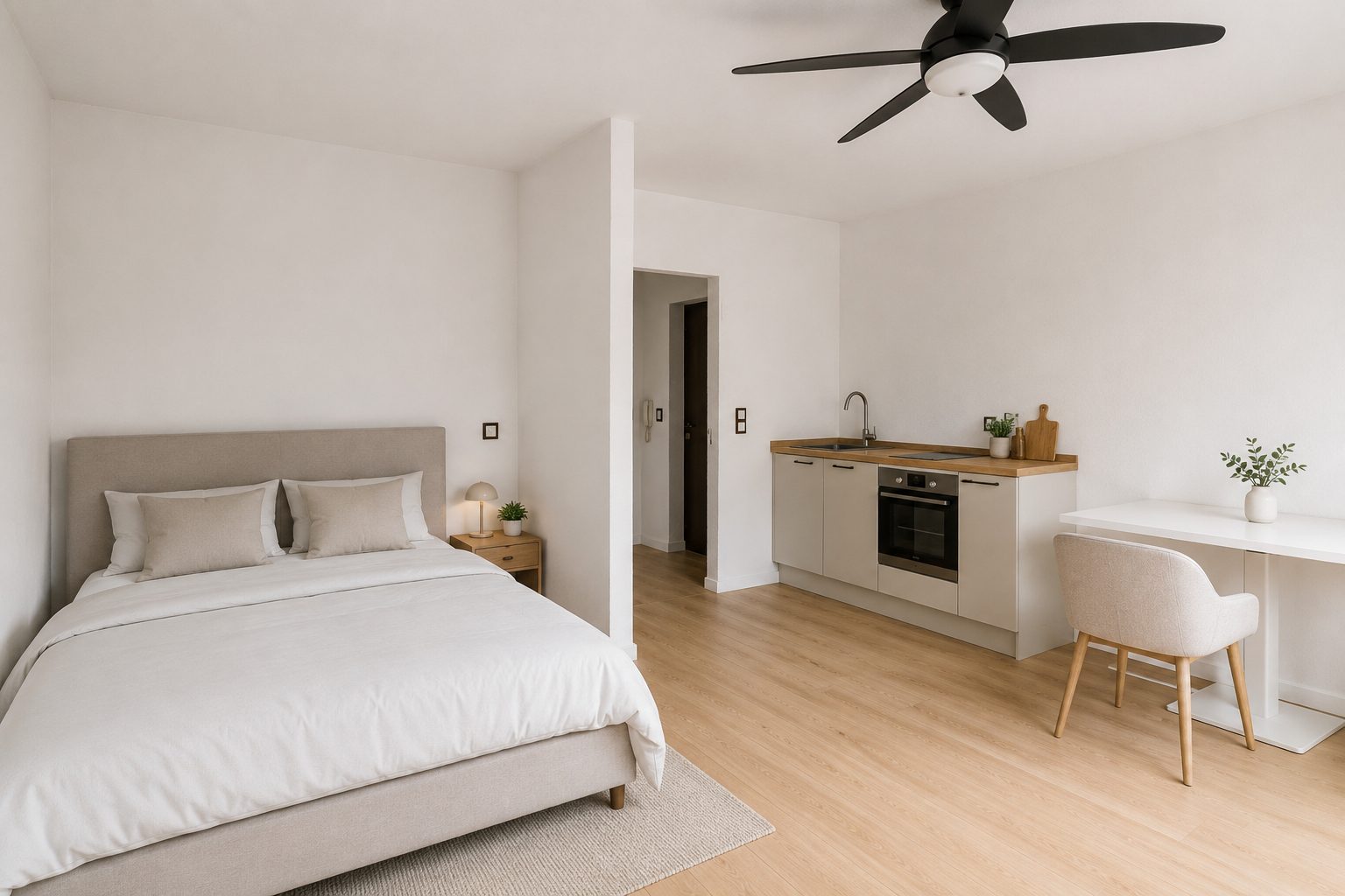 Immobilienangebot - Mannheim - Alle - Top-Lage in MA-Almenhof: Leerstehendes 1-Zimmer-Studio mit Loggia, Stellplatz & Hochschulnähe