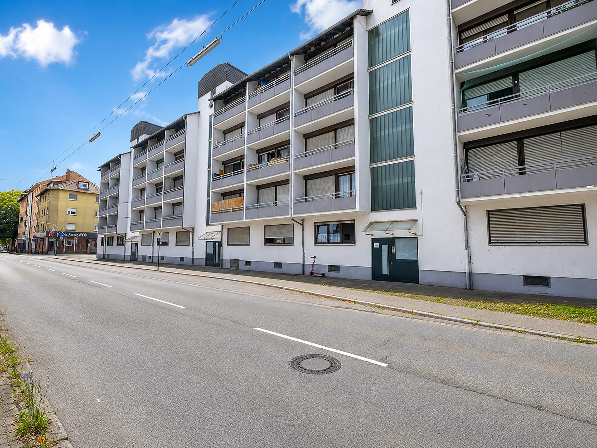 Immobilienangebot - Mannheim - Alle - Top-Lage in MA-Almenhof: Leerstehendes 1-Zimmer-Studio mit Loggia, Stellplatz & Hochschulnähe