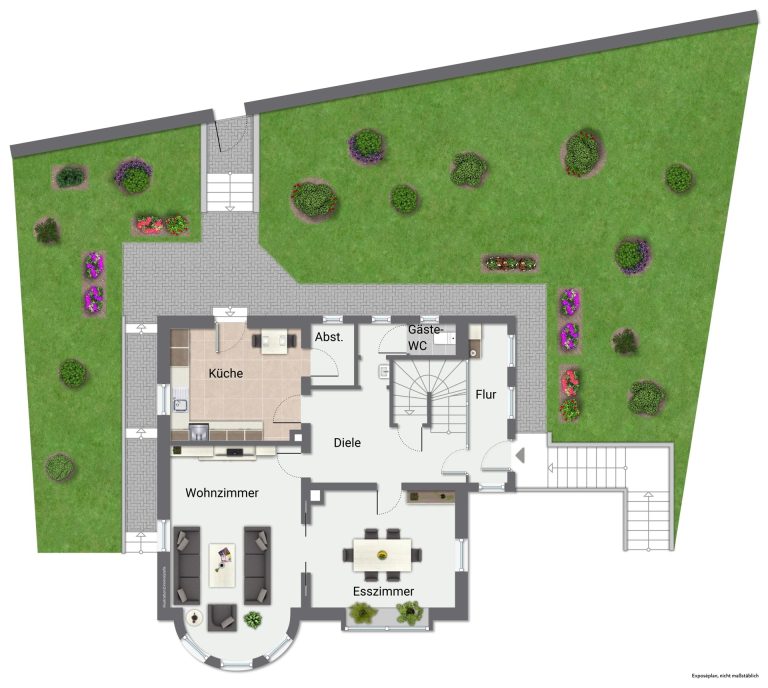 Immobilienangebot - Heidelberg - Alle - Grün und stadtnah wohnen: Stilvolles Einfamilienhaus mit parkähnlichem Garten und Ausbaupotential