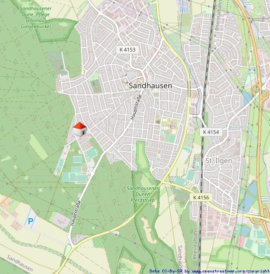 Immobilienangebot - Sandhausen - Alle - Sandhausen: Idyllisch gelegene 3-Zimmer-Wohnung mit Balkon und 2 Stellplätzen