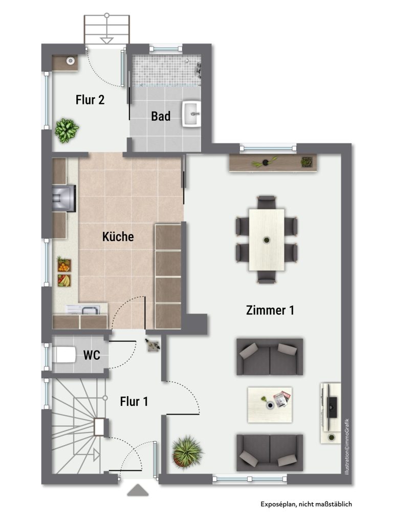 Immobilienangebot - Bammental - Alle - Klein, aber kann fein werden: Wohnhaus mit Garten, kleiner Garage und Gestaltungspotenzial
