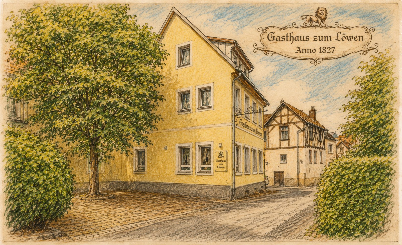 Immobilienangebot - Dossenheim - Alle - Vermietete 2-Zimmer-Wohnung im historischen "Löwen"