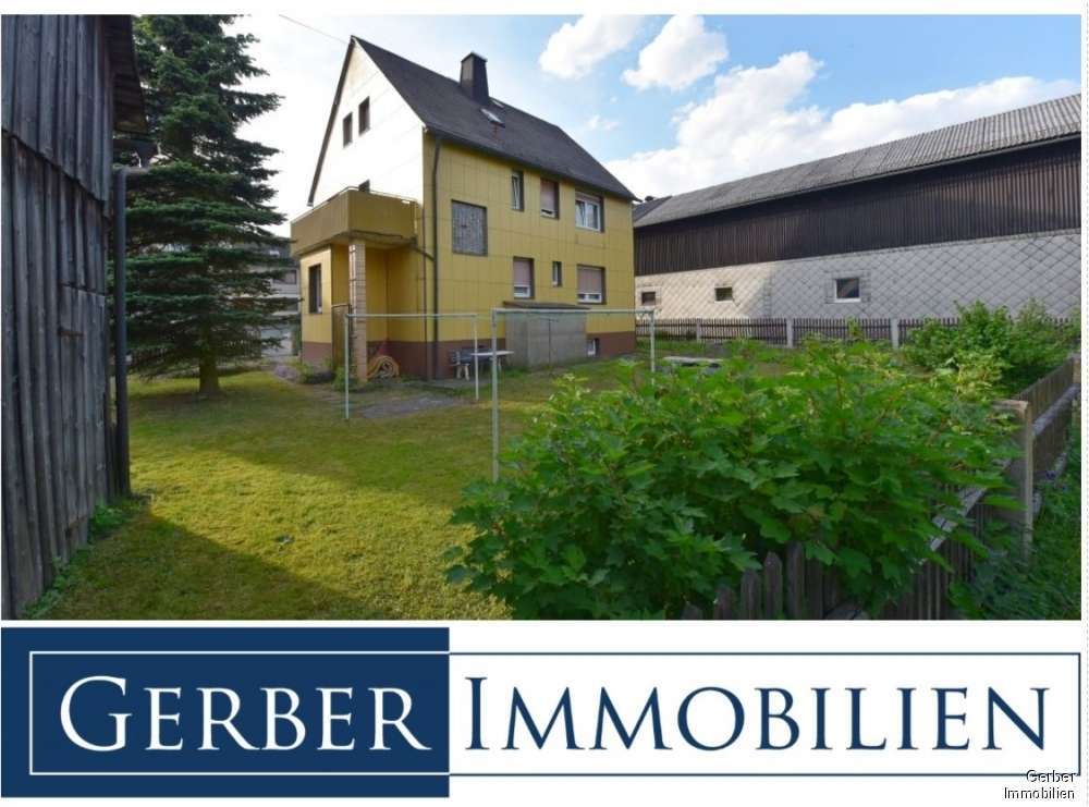 Immobilienangebot - Geroldsgrün / Steinbach - Häuser - Kleines Haus mit viel Platz und Scheunengebäude