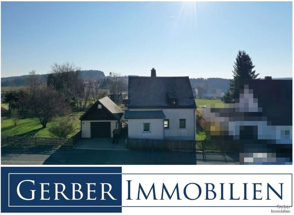 Immobilienangebot - Helmbrechts / Enchenreuth - Häuser - Freistehendes Einfamilienhaus, zu zwei Seiten
Wiesenblick