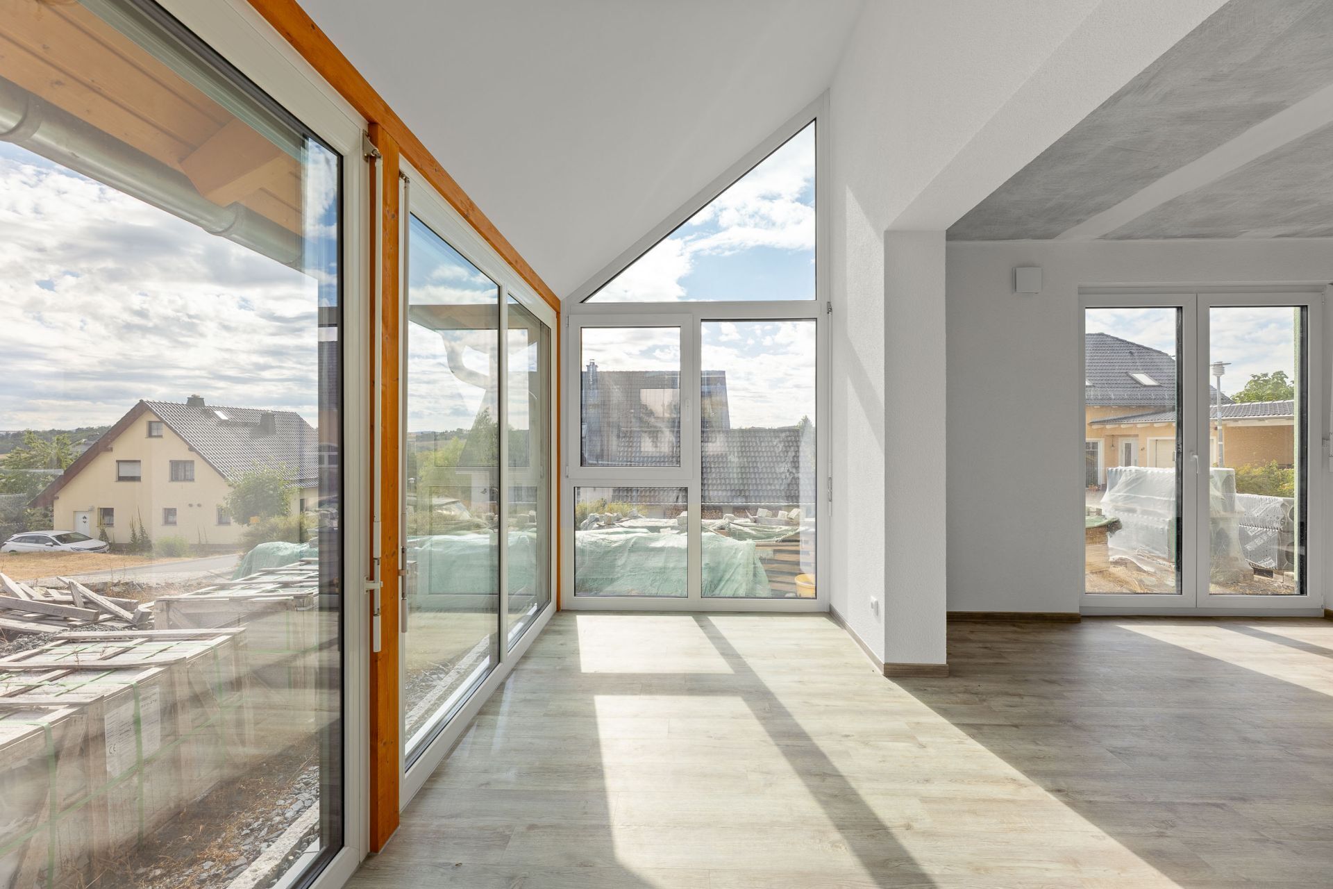 Immobilienangebot - Saalburg-Ebersdorf - Häuser - Zu vermieten: Neubau Erstbezug, Fußbodenheizung
