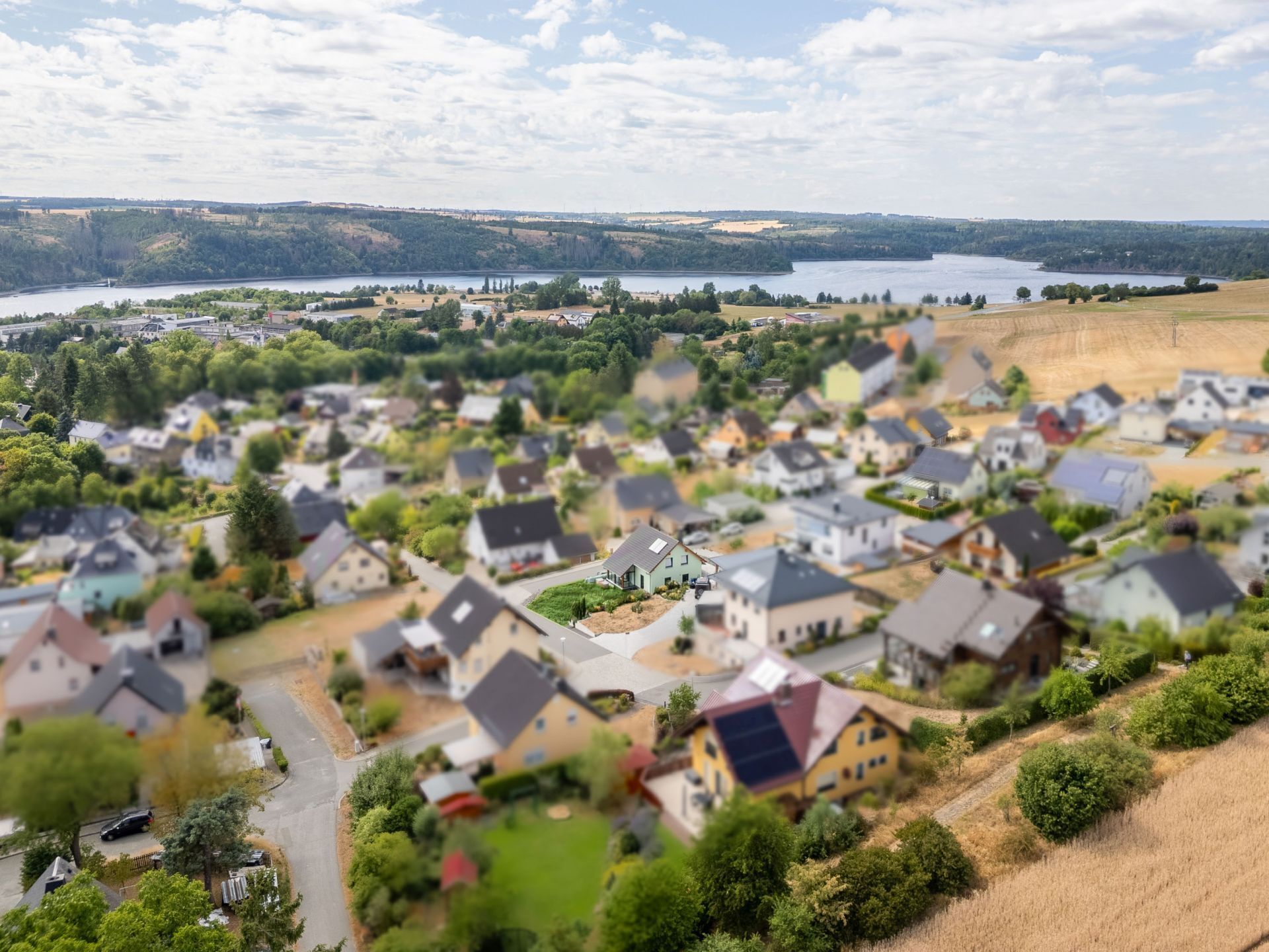 Immobilienangebot - Saalburg-Ebersdorf - Häuser - Zu vermieten: Neubau Erstbezug, Fußbodenheizung