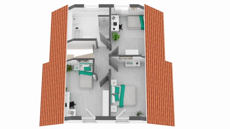 Immobilienangebot - Saalburg-Ebersdorf - Häuser - Zu vermieten: Neubau Erstbezug, Fußbodenheizung