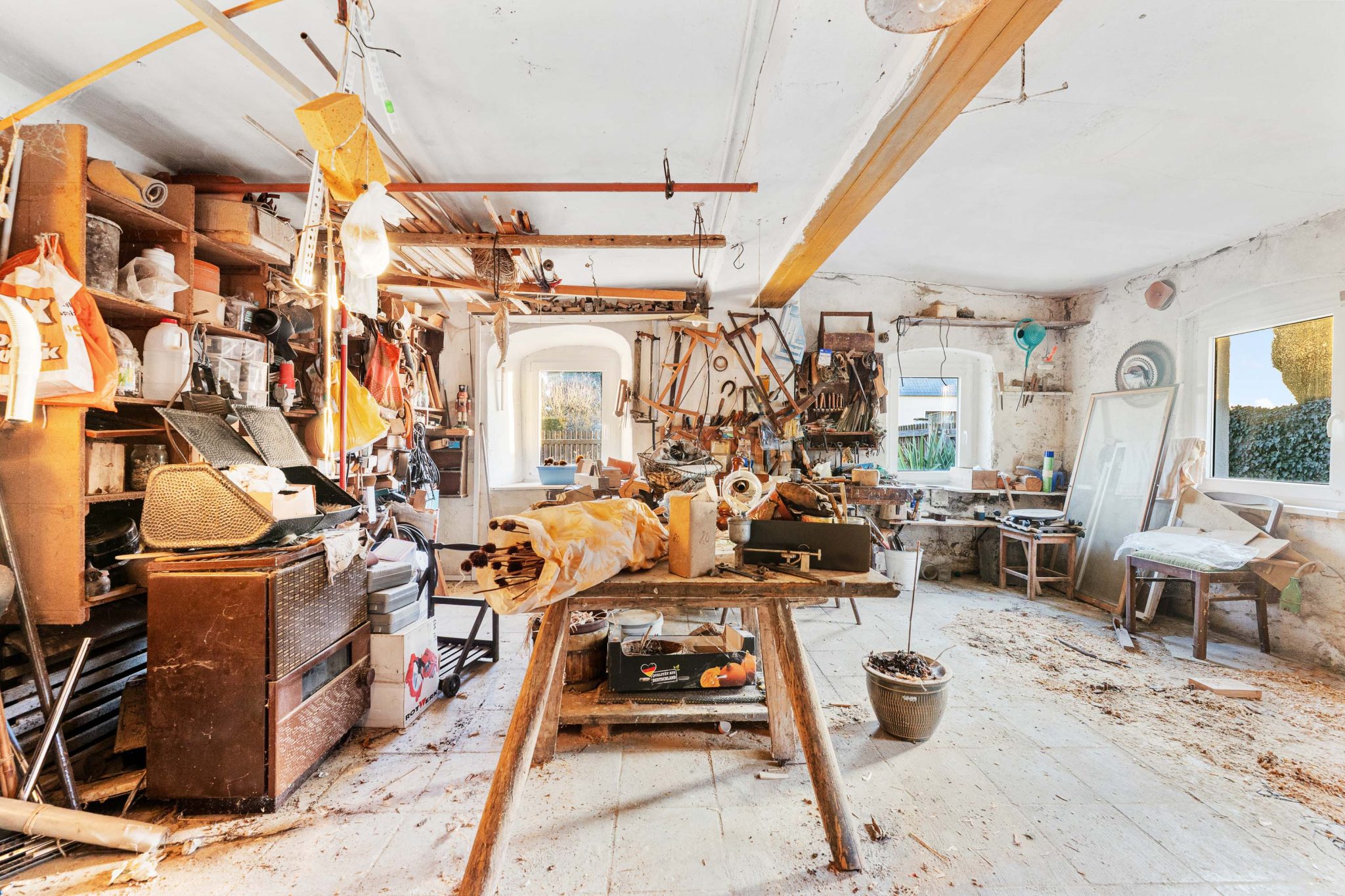 Immobilienangebot - Gefell - Häuser - Bauernhaus mit großer Scheune
