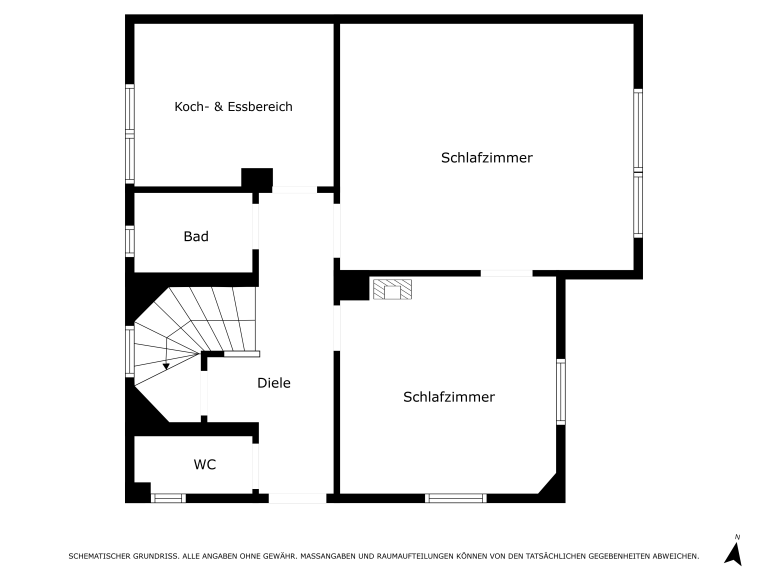 Immobilienangebot - Münchberg - Häuser - Familienglück in Münchberg: Charmante Doppelhaushälfte mit Gestaltungspotenzial