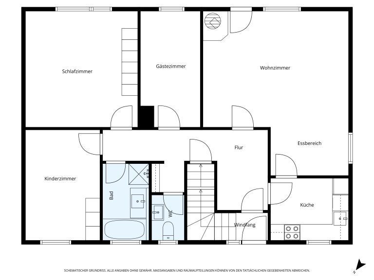 Immobilienangebot - Selbitz - Häuser - Familienglück: Dachgeschoss neu ausgebaut (Erstbezug)