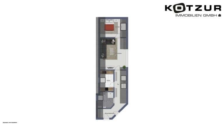 Immobilienangebot - Aachen / Eilendorf - Alle - Bezugsfreie 2-Zimmer-Dachgeschosswohnung in Aachen-Eilendorf - perfekt für Singles oder Paare!