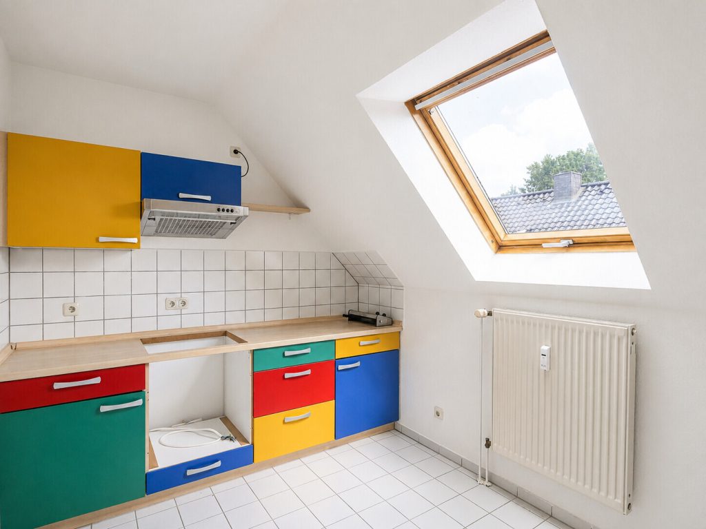 Immobilienangebot - Aachen / Eilendorf - Alle - Bezugsfreie 2-Zimmer-Dachgeschosswohnung in Aachen-Eilendorf - perfekt für Singles oder Paare!