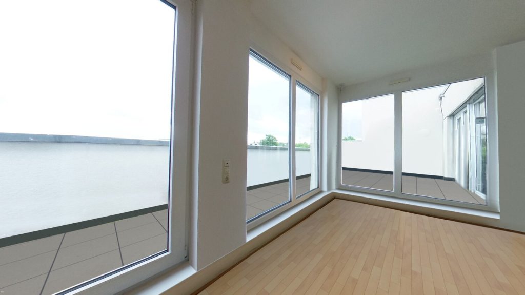 Immobilienangebot - Aachen - Alle - Wohnen über den Dächern von Aachen – 3-Zimmer-Penthouse mit ca. 127 m² und 2 Panorama-Dachterrassen!