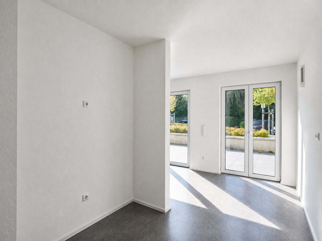 Immobilienangebot - Aachen / Brand - Alle - Komfortable, bezugsfreie Erdgeschosswohnung mit Fußbodenheizung und Terrasse!