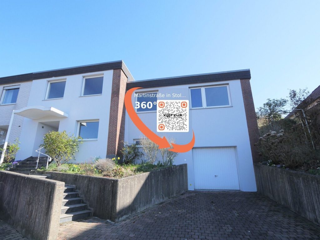 Immobilienangebot - Stolberg - Alle - Ruhiges Wohnen in Stolberg: Architektonisch spannende Doppelhaushälfte mit Garten & viel Potenzial!