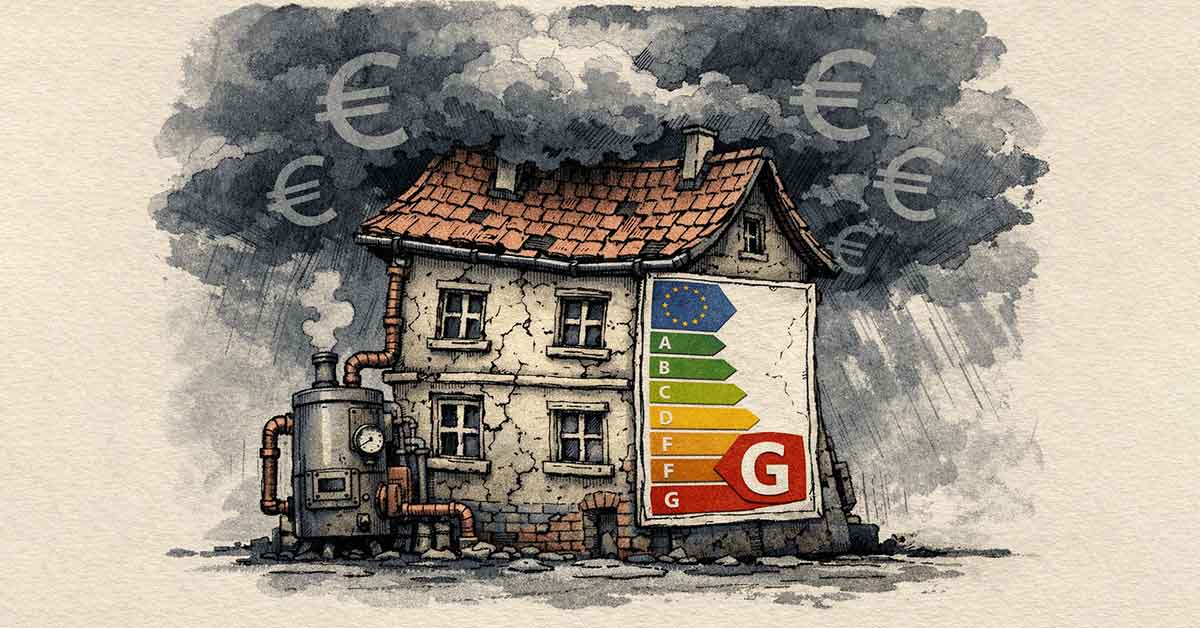 Illustration zur Altbau-Sanierung und Wertermittlung in Aachen von Kotzur Immobilien.