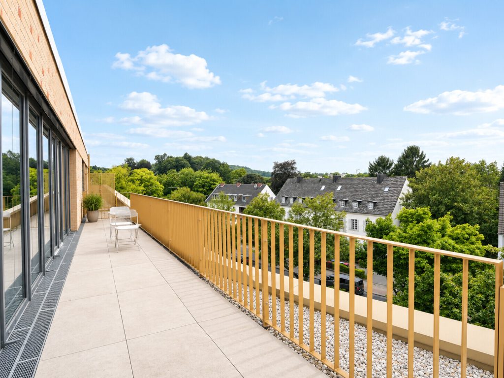 Immobilienangebot - Aachen - Alle - Exklusive 2-Zimmer-Penthousewohnung mit großzügiger Dachterrasse und Panoramablick über Aachen!