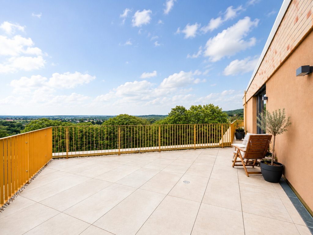 Immobilienangebot - Aachen - Alle - Exklusive 2-Zimmer-Penthousewohnung mit großzügiger Dachterrasse und Panoramablick über Aachen!