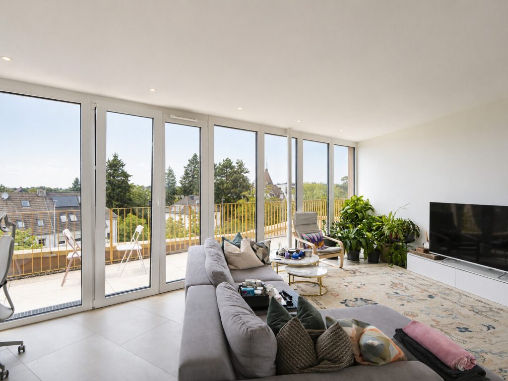 Immobilienangebot - Aachen - Alle - Exklusive 2-Zimmer-Penthousewohnung mit großzügiger Dachterrasse und Panoramablick über Aachen!