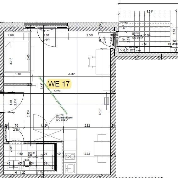 Immobilienangebot - Aachen - Alle - Komfortables Wohnen in attraktiver Lage: Möblierte 1-Zimmer-Erdgeschoss-Wohnung mit Terrasse!