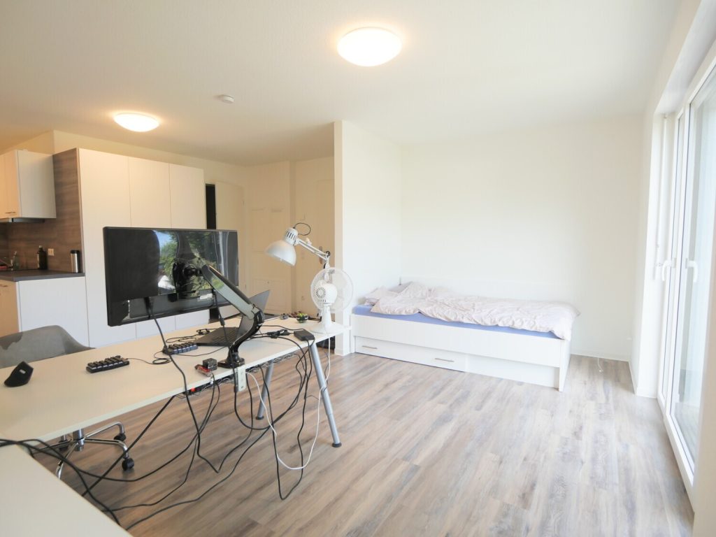 Immobilienangebot - Aachen - Alle - Komfortables Wohnen in attraktiver Lage: Möblierte 1-Zimmer-Erdgeschoss-Wohnung mit Terrasse!