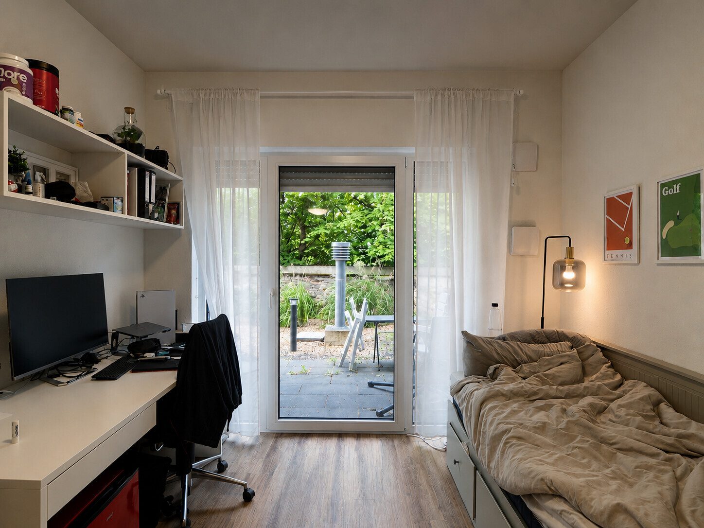 Immobilienangebot - Aachen - Alle - Moderne möblierte 1-Zimmer-Wohnung mit ruhiger Terrasse in Uni Nähe!