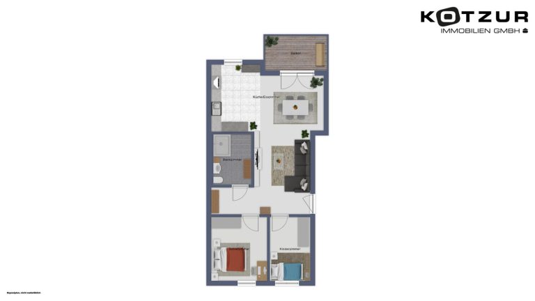 Immobilienangebot - Aachen - Alle - Moderne 3-Zimmer-Wohnung mit Balkon, Aufzug und Tiefgaragenstellplatz in Aachen!
