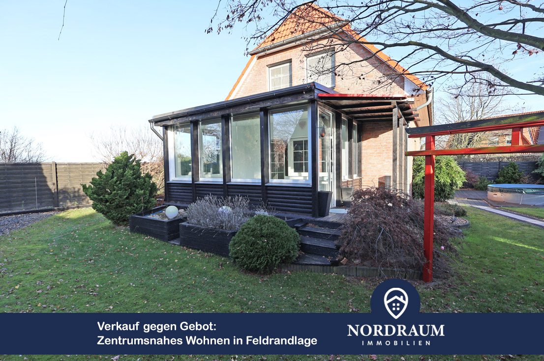 Immobilienangebot - Wunstorf - Alle - Verkauf gegen Gebot: Zentrumsnahes Wohnen in Feldrandlage