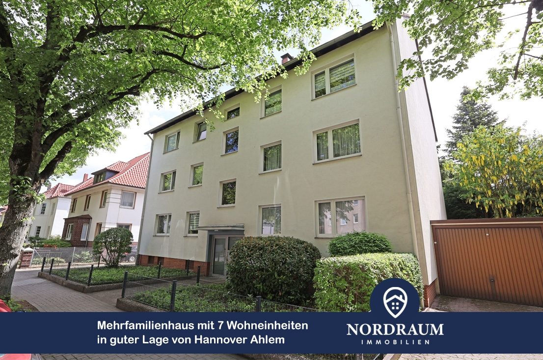 Immobilienangebot - Hannover - Alle - Nach WEG geteiltes Mehrfamilienhaus mit 7 Wohneinheiten in guter Lage von Hannover Ahlem