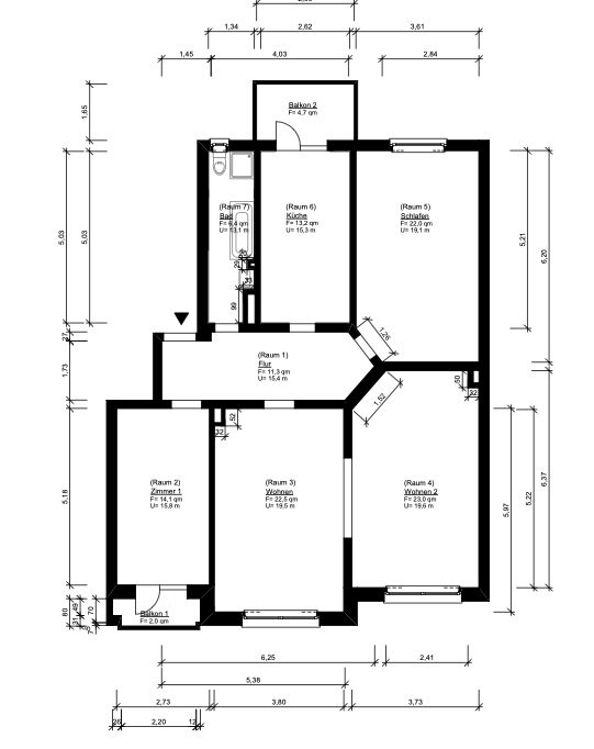 Immobilienangebot - Hannover - Alle - Altbauwohnung mit Charme in bester Lage von Hannover