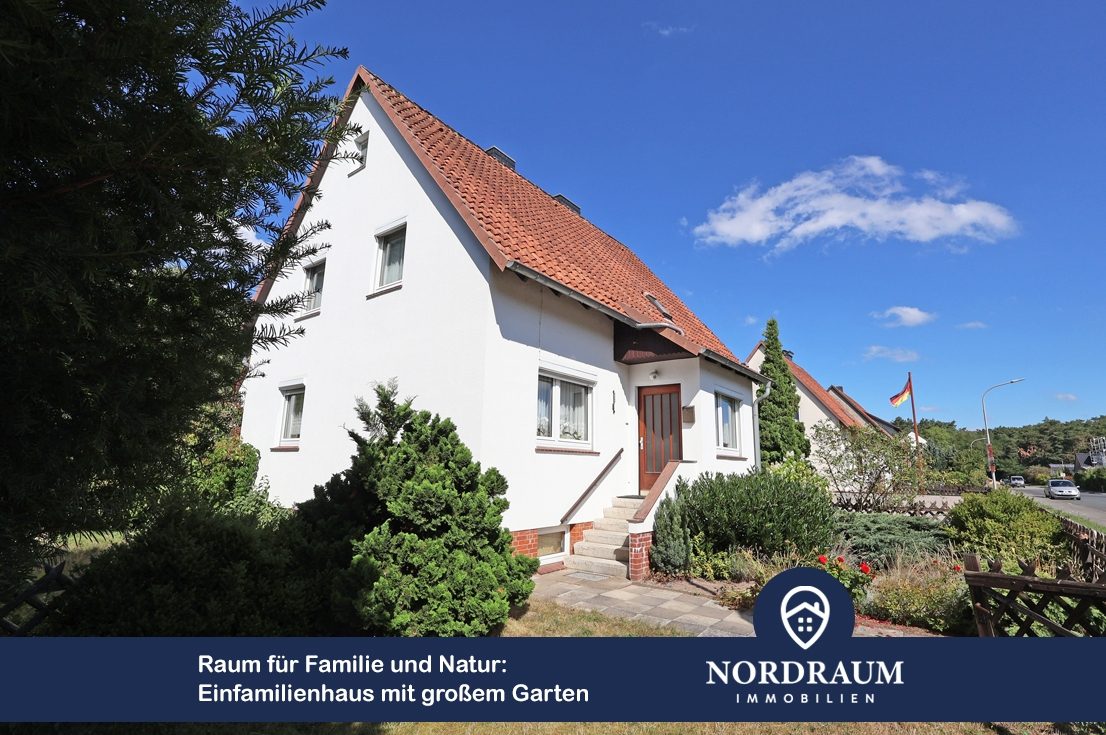 Immobilienangebot - Wunstorf - Alle - Raum für Familie und Natur: Einfamilienhaus mit großem Garten in Großenheidorn